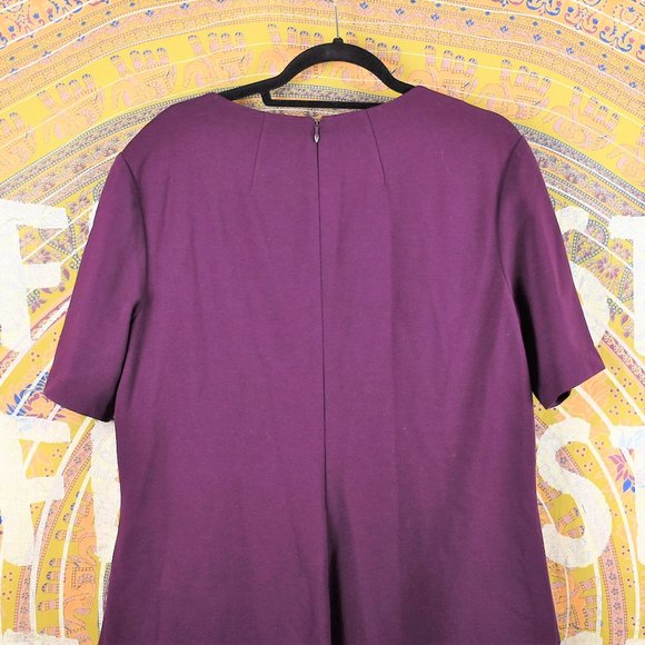 Lafayette 148 NY Italian Punto Milano Peplum Dress - Picture 8 of 11